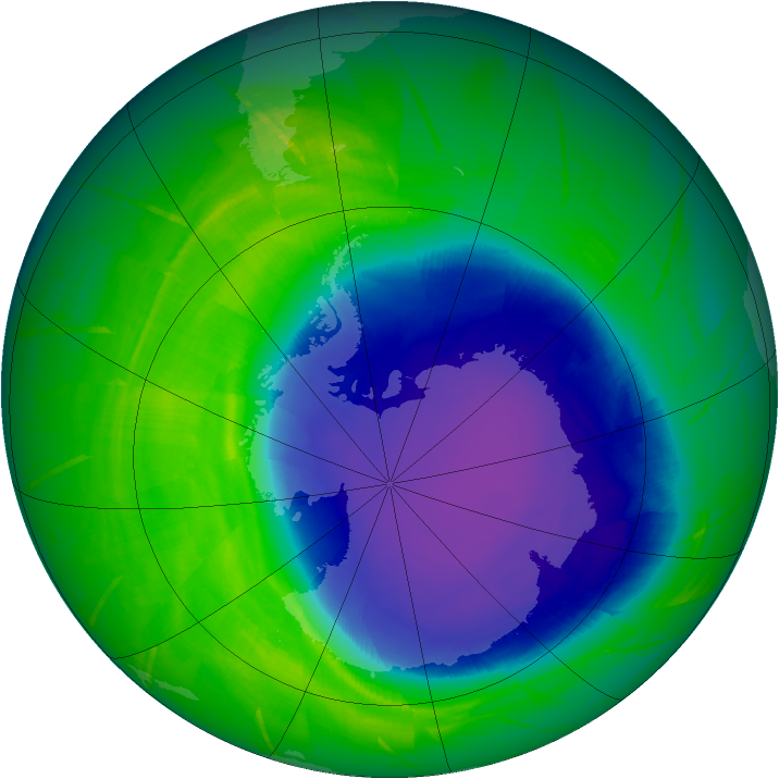 Ozone Map 2009-10-23
